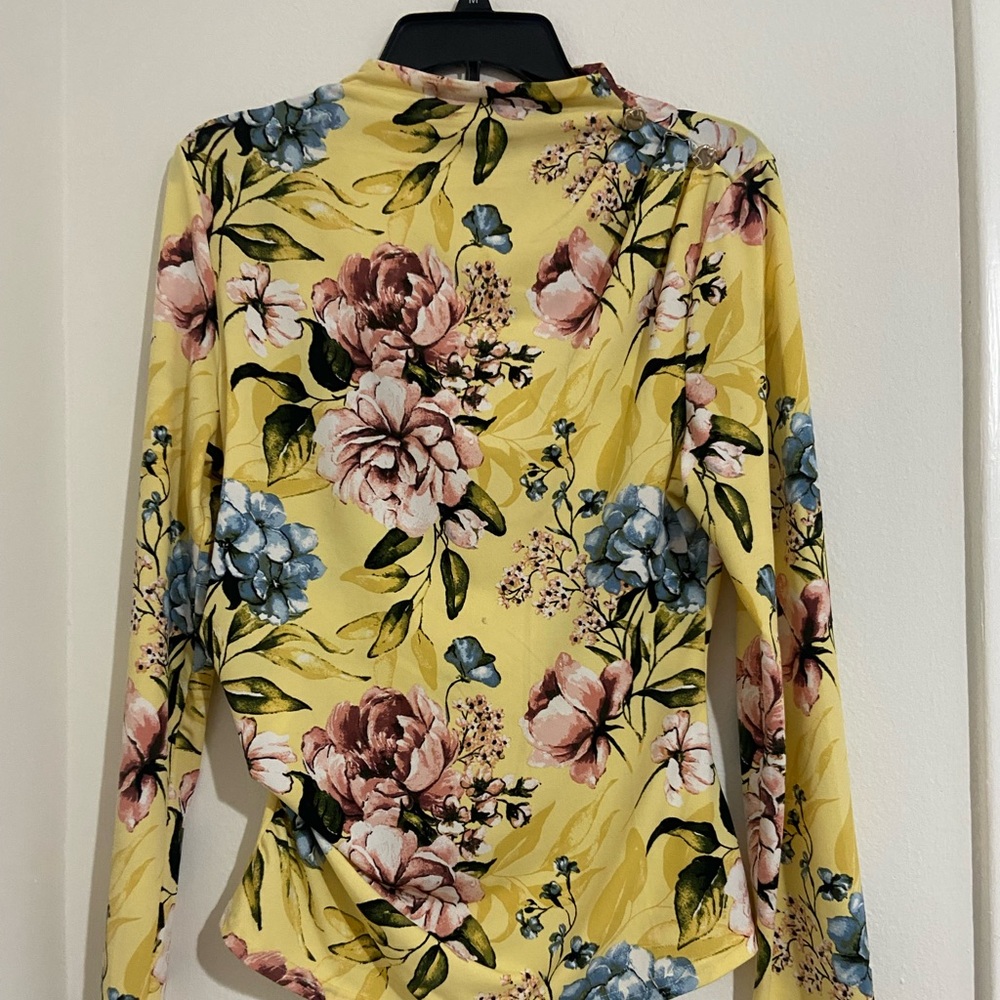 Floral Elegance Long Sleeve Top